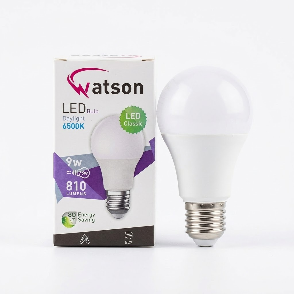 LAMPE LED 9W 6500K B22