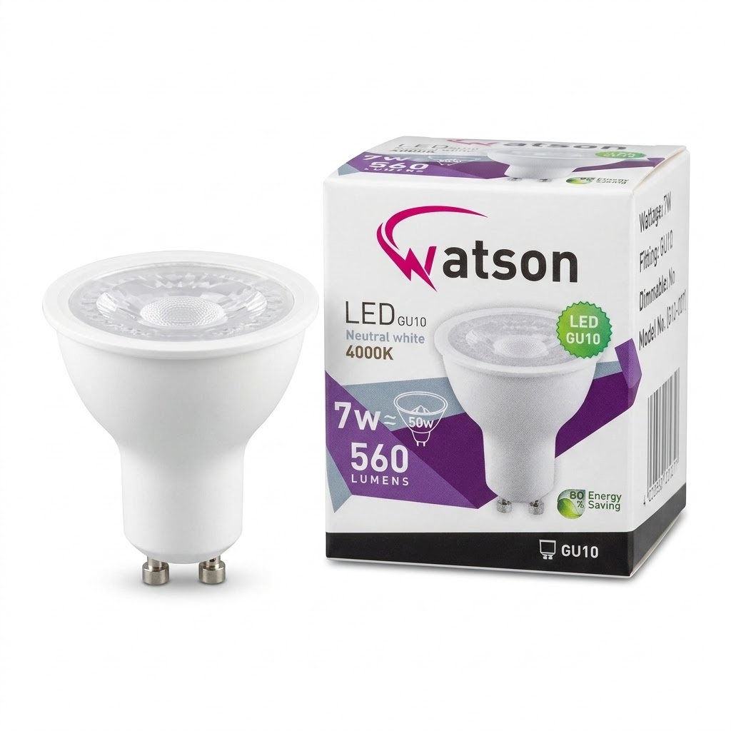 LAMPES GU10 7W 4000K WATSON