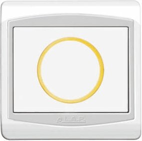 Galaxy Bouton poussoir lumineux blanc