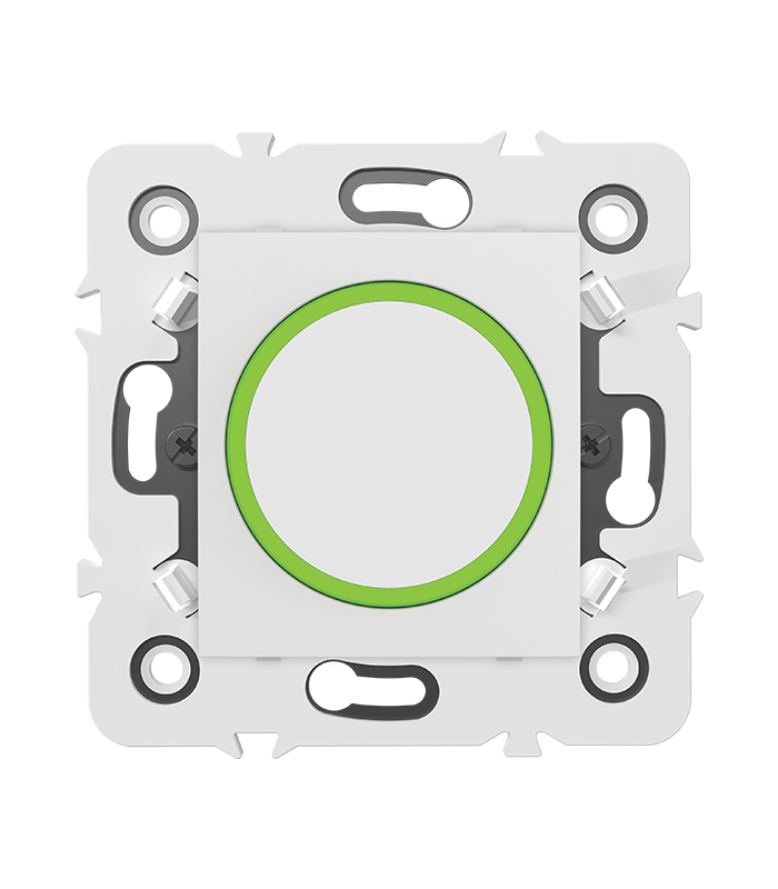 Mill Bouton poussoir lumineux blanc