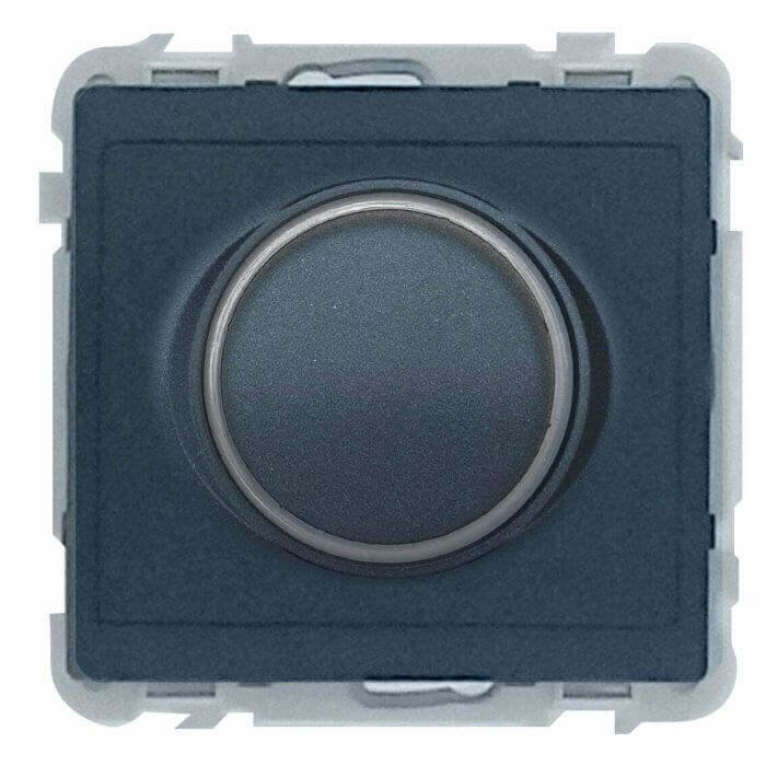 Jade Bouton poussoir lumineux anthracite